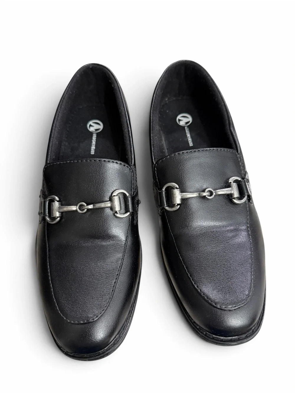 Boys’ Black Oxford Loafers Dress Shoes | Size 2